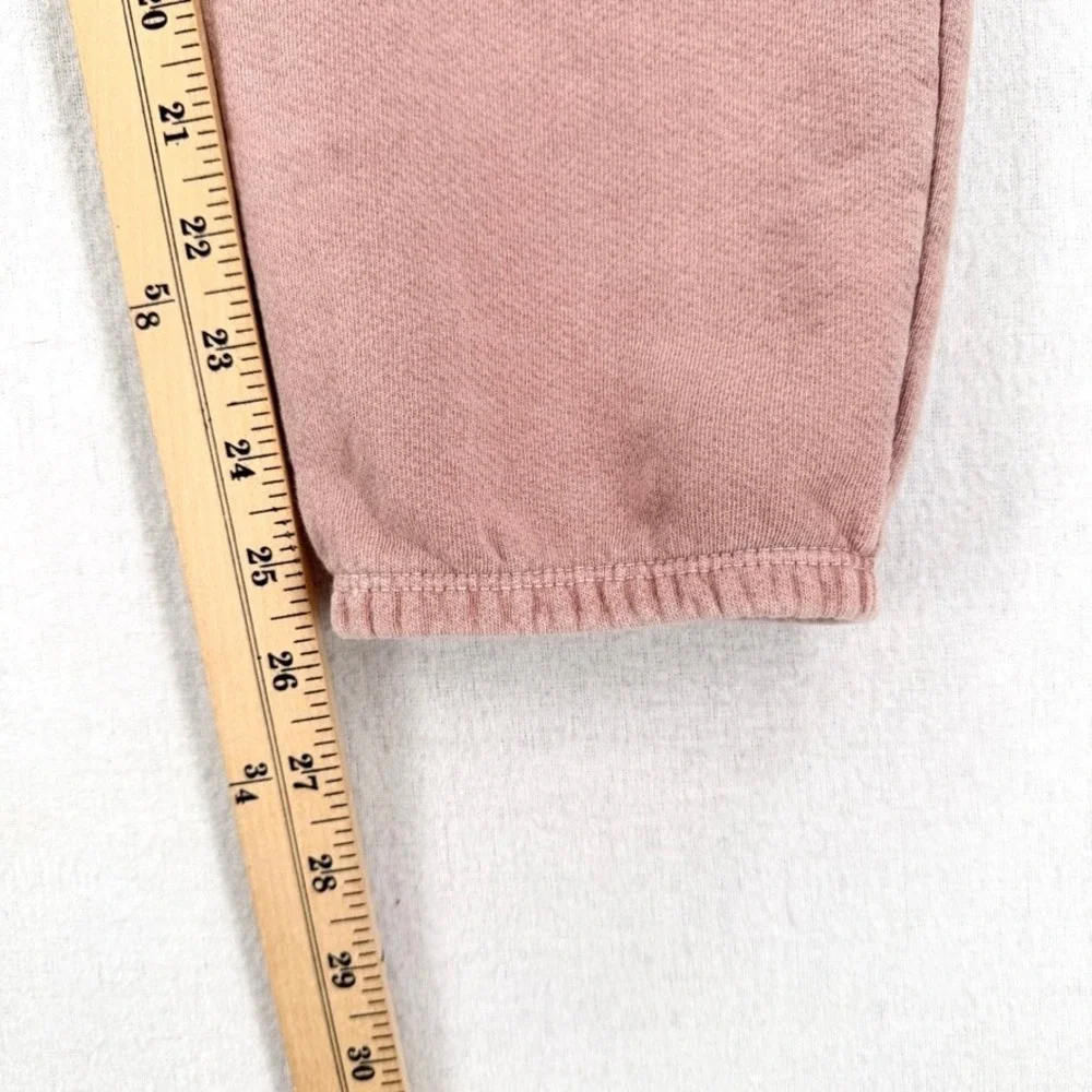 OUTERKNOWN Organic Cotton Jogger Sweatpant Medium Pink Drawstring Athleisure - Picture 11 of 14